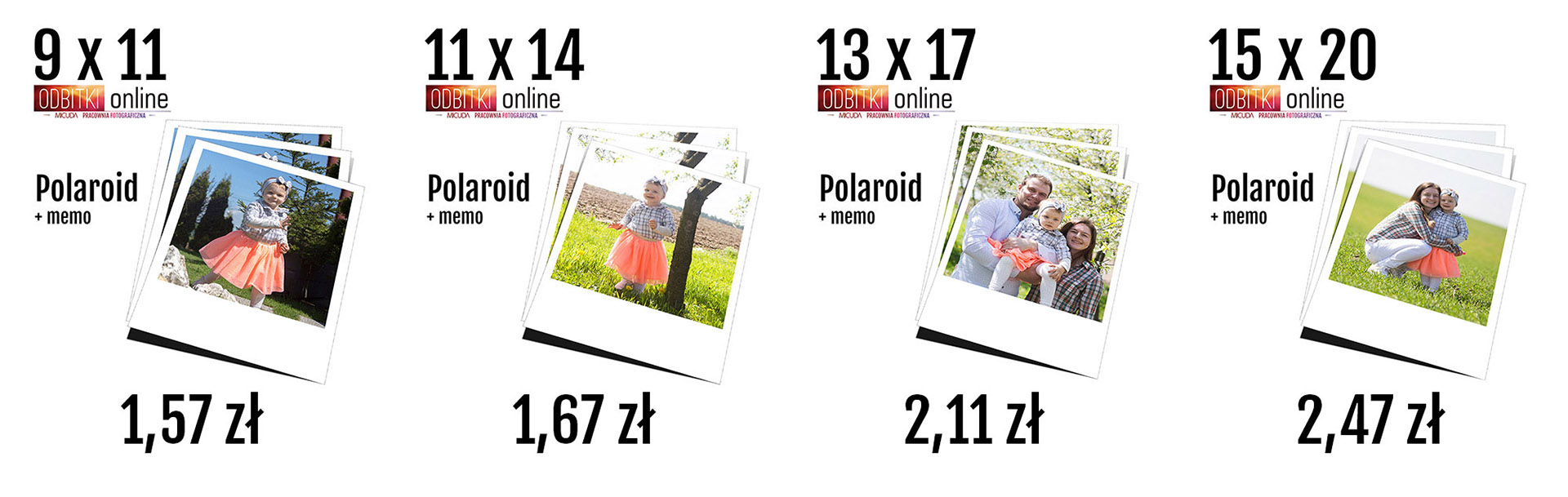 Odbitki Online Polaroid Memo - Pracownia Fotograficzna Micuda